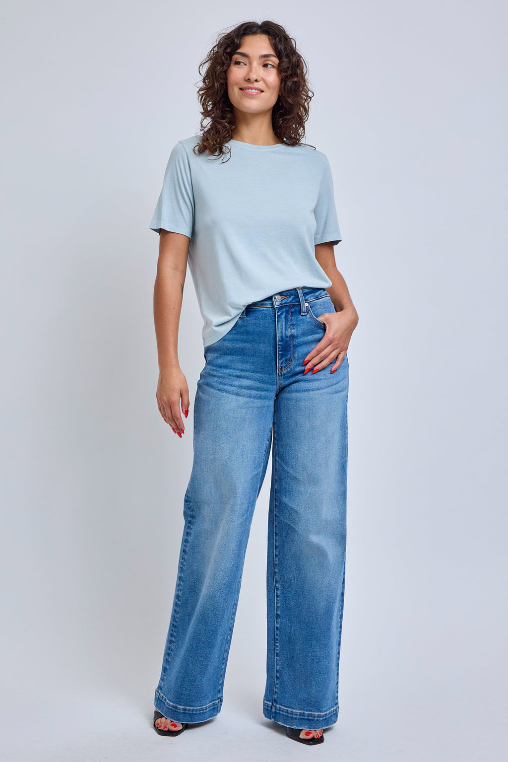 Harlow Crewneck Luxe Supima Modal Tee