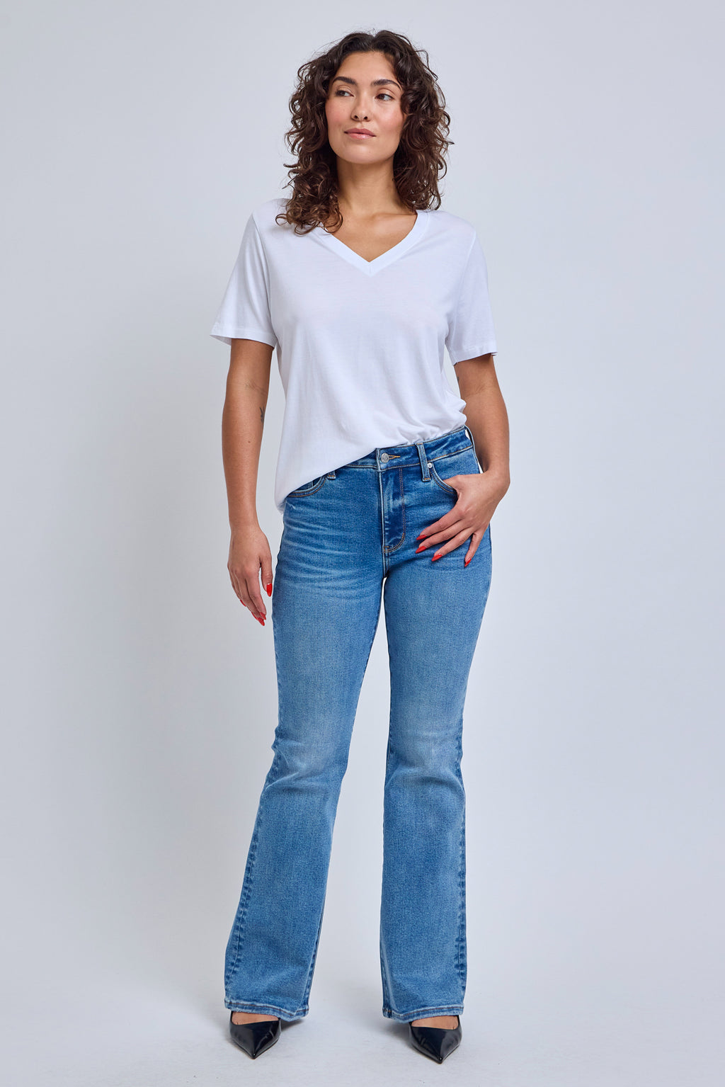 Kennedy V-Neck Luxe Supima Modal Tee