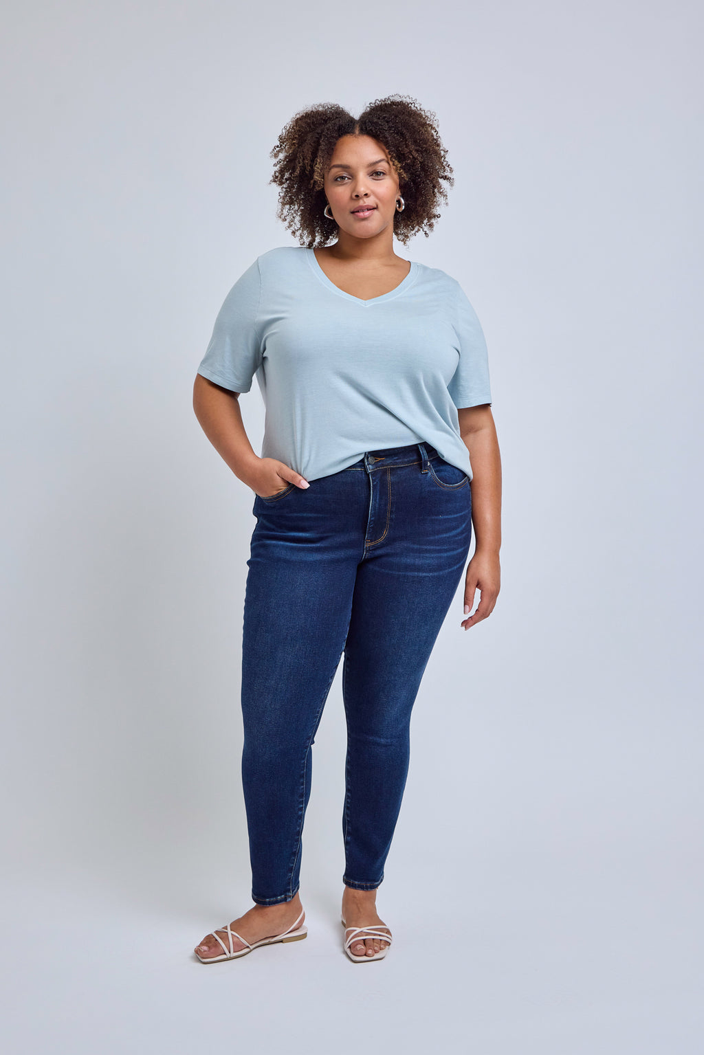 Kennedy V-Neck Luxe Supima Modal Tee