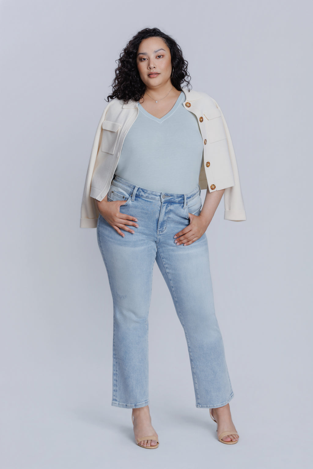 Kennedy V-Neck Tee Luxe Supima Modal