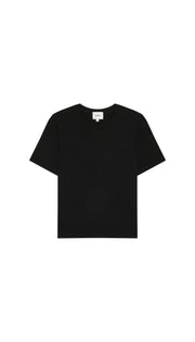 DePart black crew t-shirt on a white background