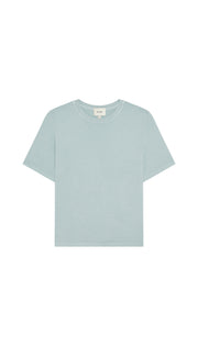 DePart light blue crew neck t-shirt on a white background