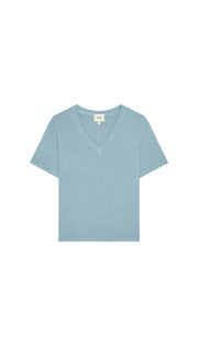 Light blue t-shirt on a white background