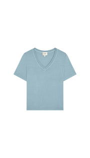 Light blue t-shirt on a white background