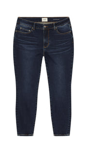 DePart Dark blue skinny jeans flat on a white background size 16W